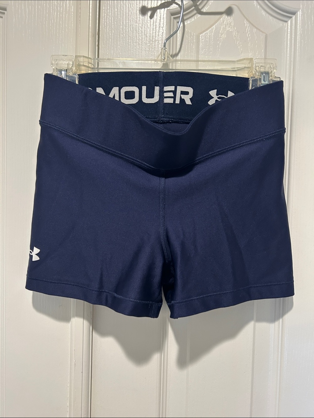 Under Armour Women's Dark Blue Athletic Compression Shorts
